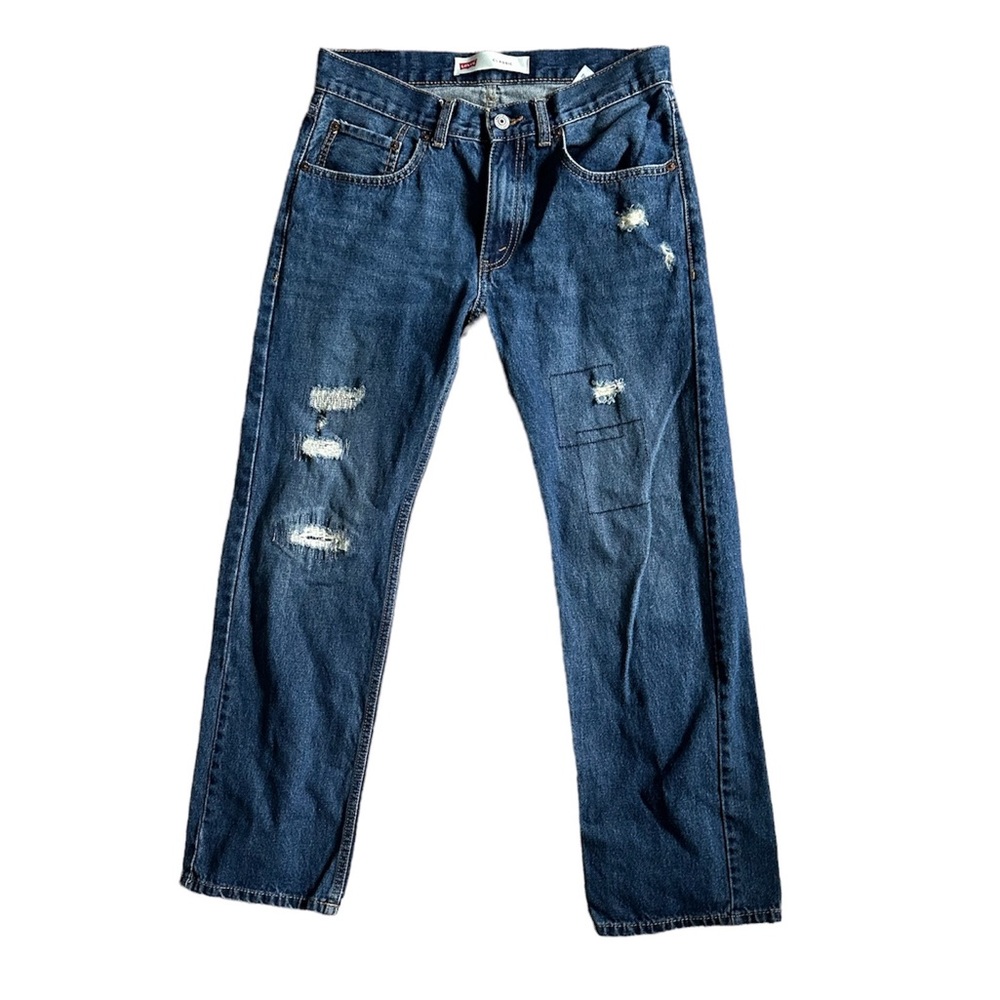 Levi’s Classic Distress and embroidery Girls size 16